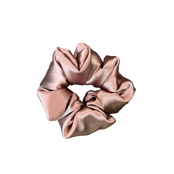 Nude Midi Silk Satin Скрънчи