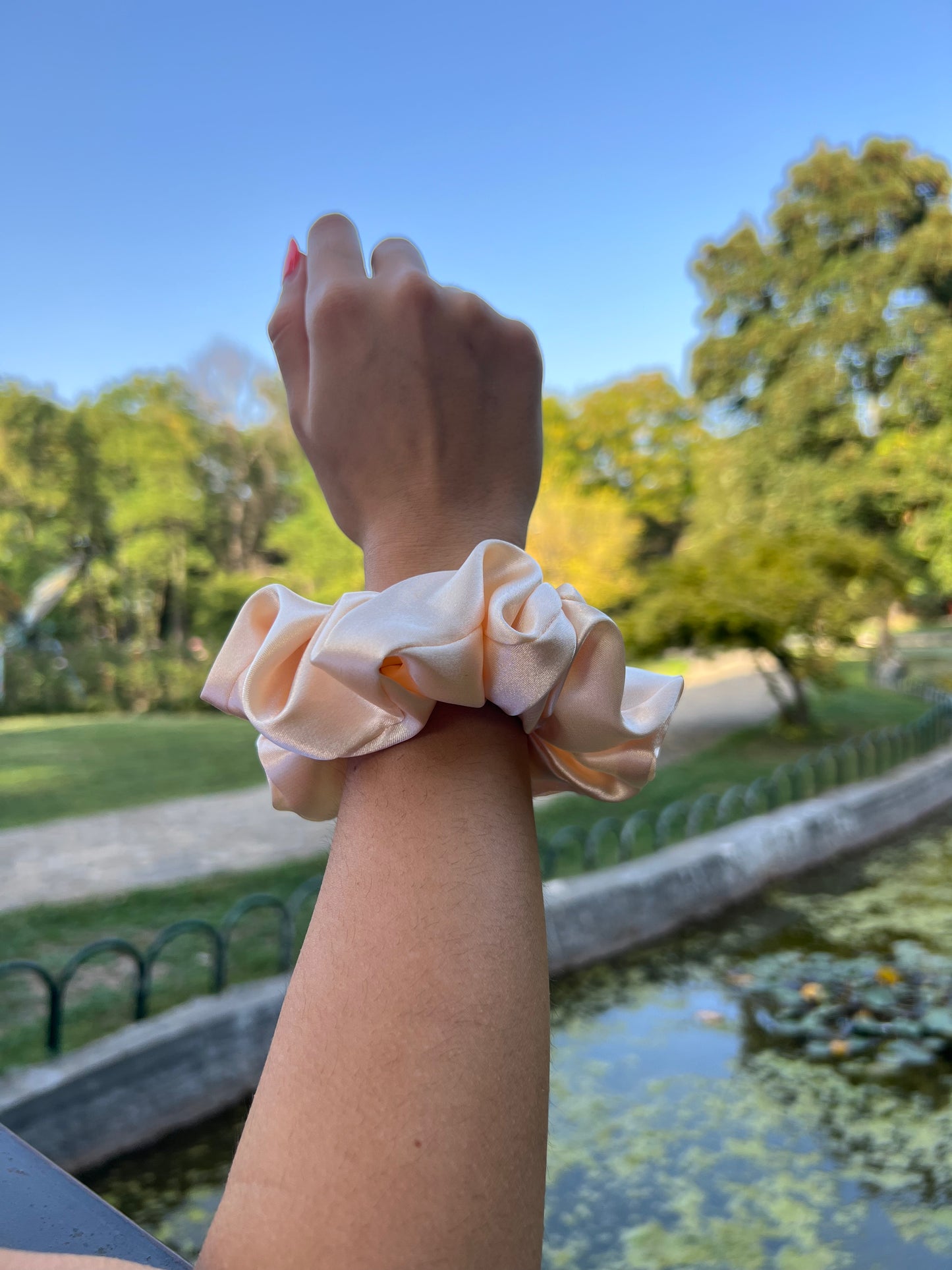 Cookie Midi Silk Satin Скрънчи