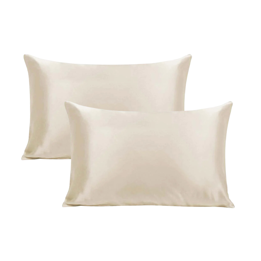 2 Сатенени Калъфки Beige